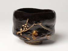 Raku-Ware Teabowl with Image of Mt. Fuji, 1756-1834. Creator: Unknown.