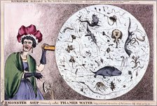 'Monster soup commonly called Thames water...', 1828. Artist: Thomas McLean