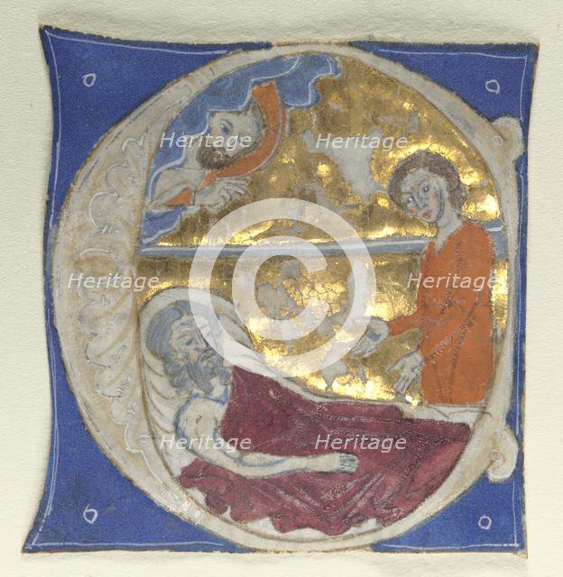 Historiated Initial Excised from a Bible, 1200s. Creator: Unknown.