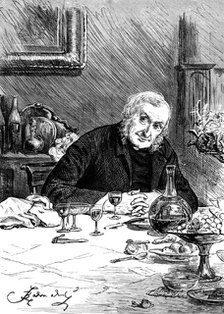 "After dinner, when the ladies had retired, he loved to recount the story of his floggings", 1881. Creator: R&E Taylor.