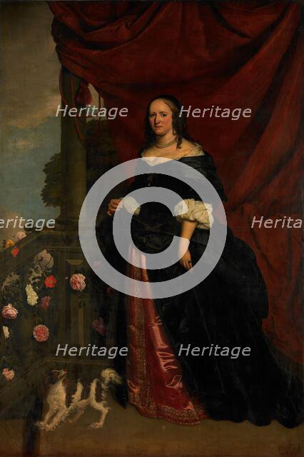 Portrait of a Woman, probably Sophia Anna van Pipenpoy (c.1618-70), Countess of Schellart, 1659. Creator: Wybrand Simonsz. de Geest the Elder.