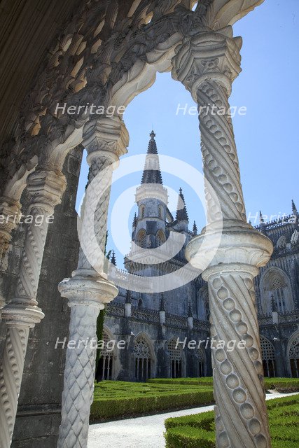 View from the cloister of King John I, Monastery of Batalha, Batalha, Portugal, 2009. Artist: Samuel Magal