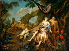 Bacchus and Ariadne, between 1720 and 1730. Creator: Gustavus Hesselius.