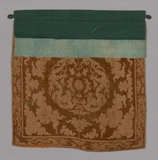 Panel (Furnishing Fabric), China, Qing dynasty (1644-1911), 1850/1900. Creator: Unknown.