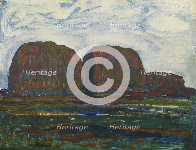 Haystacks III, 1908. Creator: Mondrian; Piet (1872-1944).