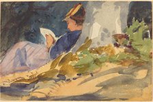 Resting, c. 1880-1890. Creator: John Singer Sargent.