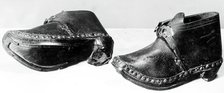 Lancastershire Clogs (Children's Shoes), England, 1875/1900. Creator: Unknown.