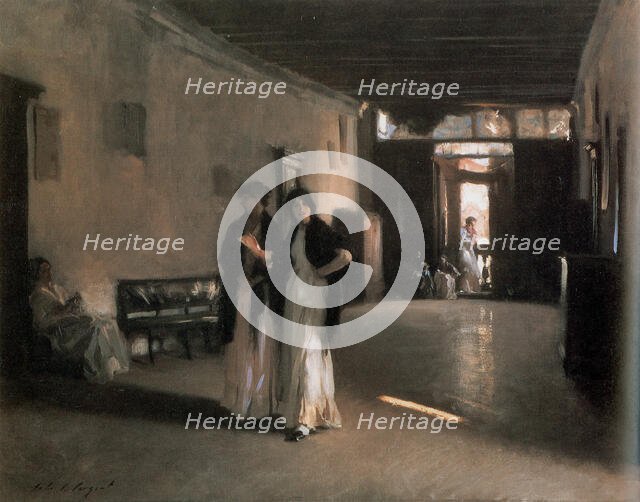 Venetian Interior, c1881-1882. Creator: Sargent, John Singer (1856-1925).