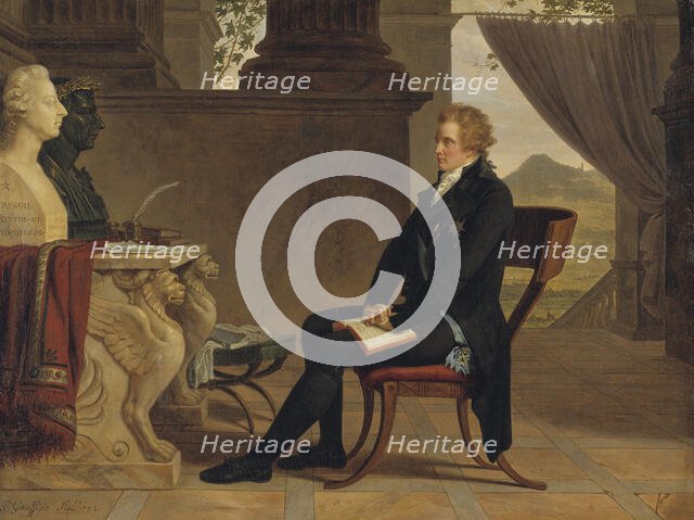 Count Gustaf Mauritz Armfelt in Florence, 1793. Creator: Louis Gauffier.