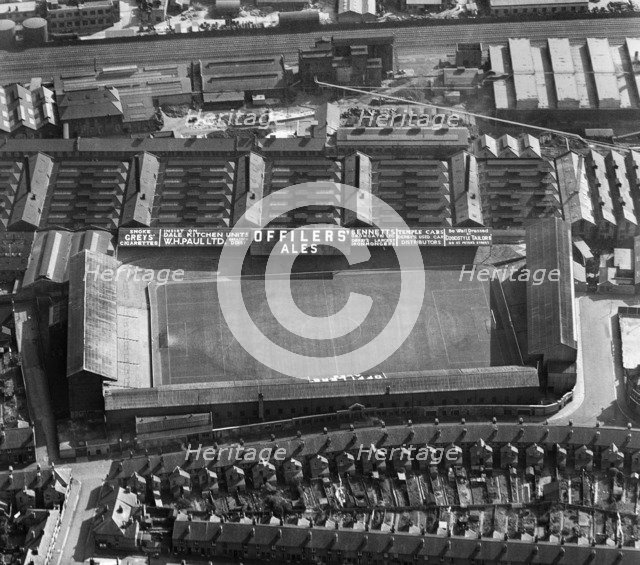 The Baseball Ground, Derby, Derbyshire, 1952. Artist: Aeropictorial Ltd.