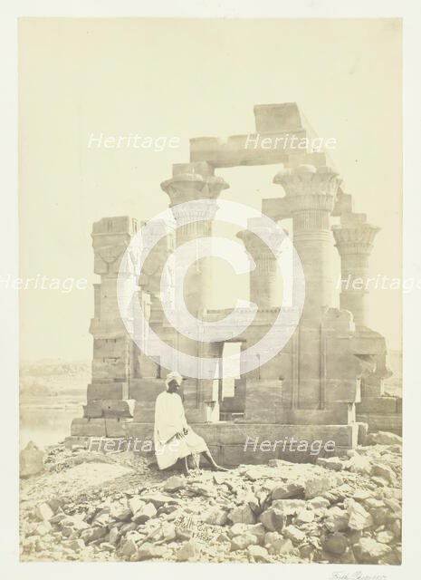 Early Morning at Wady Kardassy, Nubia, 1857. Creator: Francis Frith.