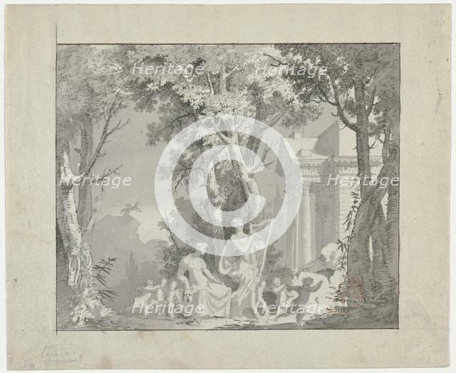 Classical Scene, 1775-1800. Creator: Francisco Vieira (Portuguese, 1765-1805), circle of.