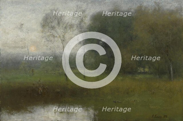 New Jersey Landscape, 1891. Creator: George Inness.