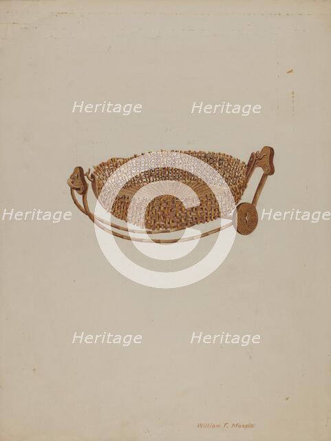 Doll's Cradle, c. 1940. Creator: William F. Morris.