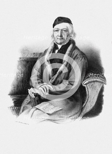 Portrait of the Composer Johann Christian Heinrich Rinck (1770-1846). Creator: Anonymous.