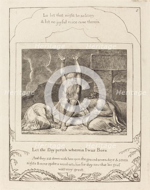 Job's Despair, 1825. Creator: William Blake.