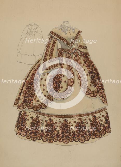 Dress, c. 1936. Creator: Melita Hofmann.