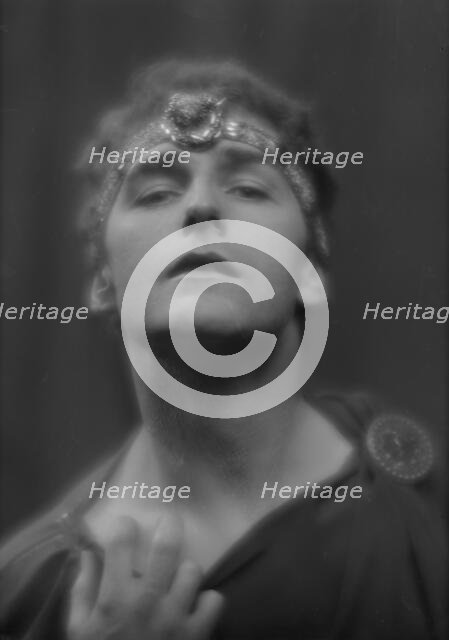 Swan, Paul, Mr., portrait photograph, 1912 or 1913. Creator: Arnold Genthe.