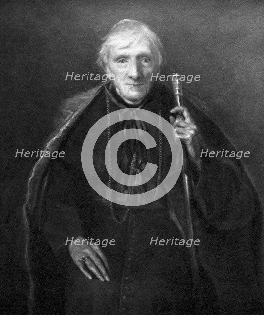 Cardinal John Henry Newman in old age, c1885.  Creator: Unknown.