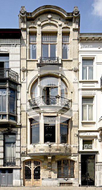 Maison Beukman, 83 RRue Faider, Brussels, Belgium, c2014-2017. Artist: Alan John Ainsworth.