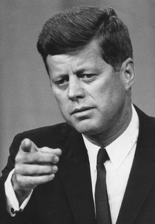 John F. Kennedy (1917-1963), thirty-fifth president of the United States of America, c1960s. Artist: Unknown