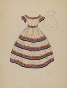 Child's Dress, c. 1937. Creator: Marie Mitchell.