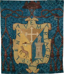 Armorial with an Unidentified Coat of Arms, Flanders, c. 1550. Creator: Unknown.