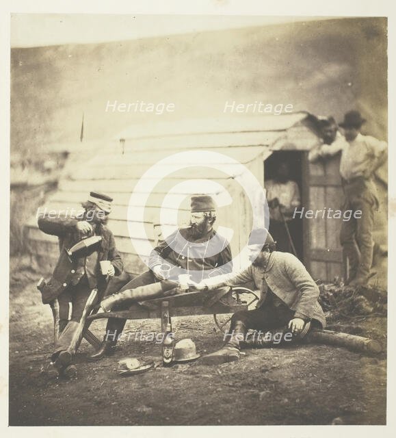 Hardships in the Camp, 1855. Creator: Roger Fenton.