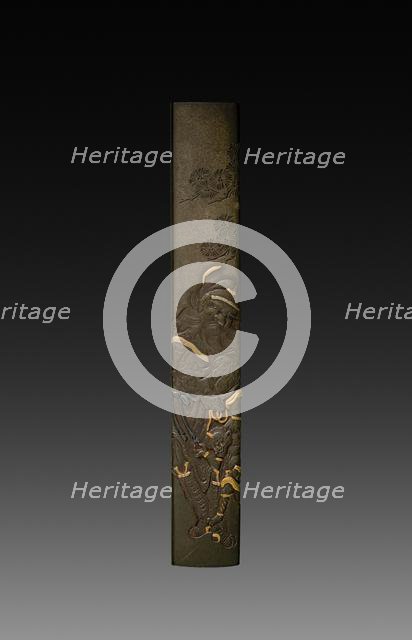 Knife Handle (Kozuka), c 1800s. Creator: Unknown.