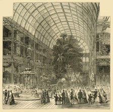 'Nave of the Great Exhibition of 1851', (c1876). Creator: Unknown.