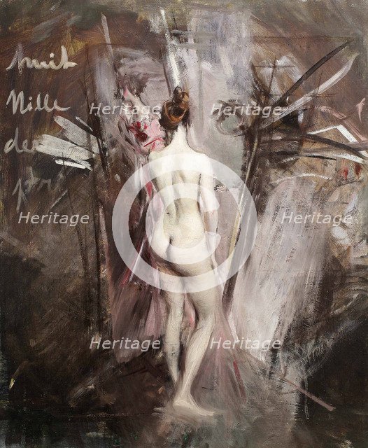 Nude from behind, 1895.