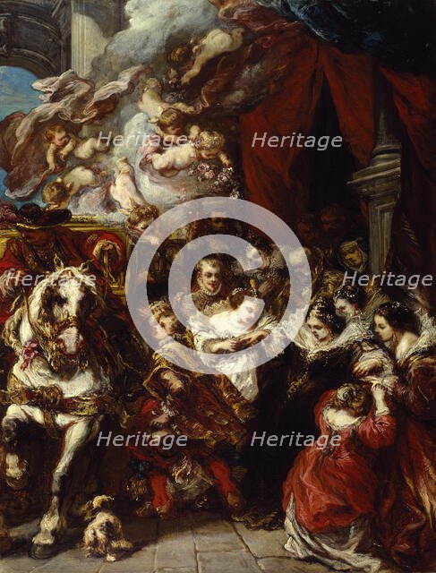 The Departure of Elisabeth of France for Spain, after 1858. Creator: Eugene Isabey.