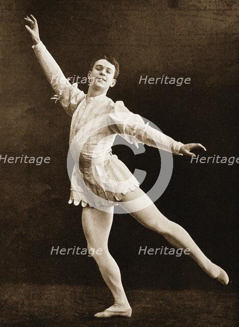 Vaslav Nijinsky in the Diaghilev's first Paris "Saison Russe" , 1909. Creator: Anonymous.
