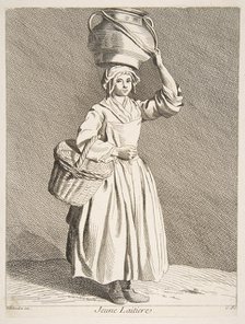 Young Milkmaid, 1737. Creator: Caylus, Anne-Claude-Philippe de.