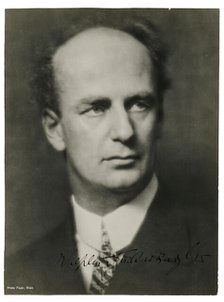 Portrait of Wilhelm Furtwängler (1886-1954), c1924. Creator: Fayer, Georg (1892-1950).
