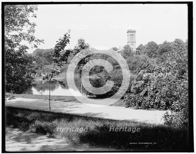 Along the River Way, Longwood, between 1900 and 1901. Creator: Unknown.