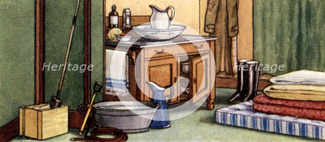 Air Raid Precautions, cigarette card, British, 1938. Artist: Unknown