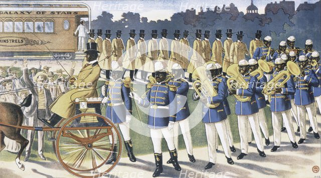 Haverly's genuine Colored minstrels, ca.1878. Creator: Unknown.