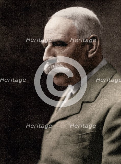 Sir Edward Elgar, (1857-1934), English composer, early 20th century.  Artist: Unknown.