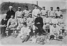 Baseball team, Naval Training School, 1917. Creator: Bain News Service.