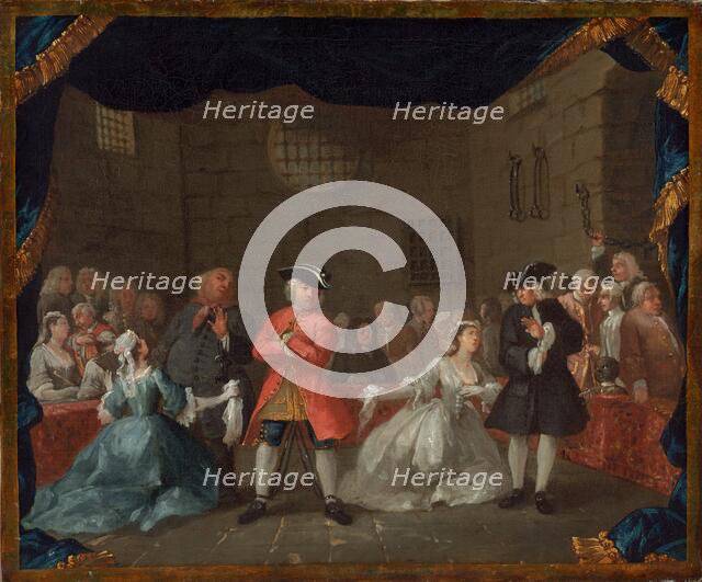 A Scene from The Beggar's Opera, 1728/1729. Creator: William Hogarth.