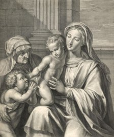 The Holy Family,  c. 1656-71. Creator: Nicolas Pitau.