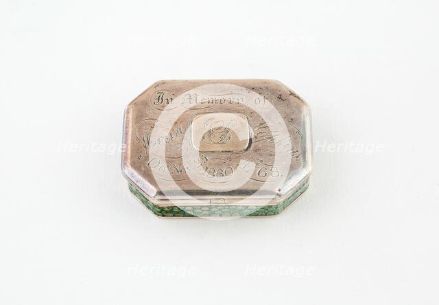 Vinaigrette, London, c. 1829. Creator: Unknown.