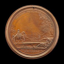 Mounted Traveller [reverse], 1727. Creator: Ferdinand de Saint-Urbain.