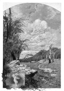 The Months: March, 1880. Creator: Unknown.