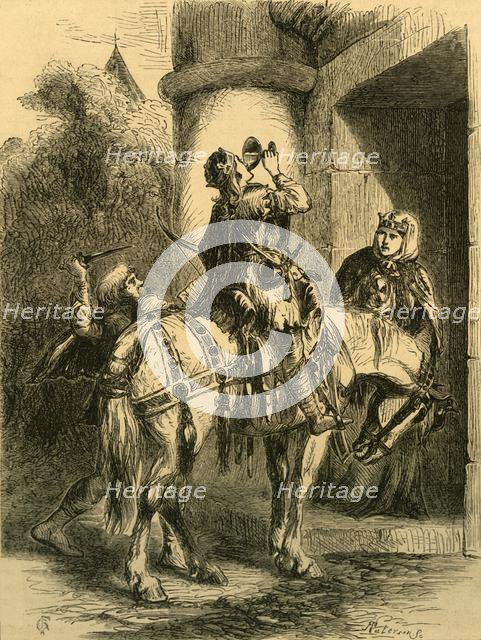 'Assassination of Edward the Martyr', c1890. Creator: Unknown.