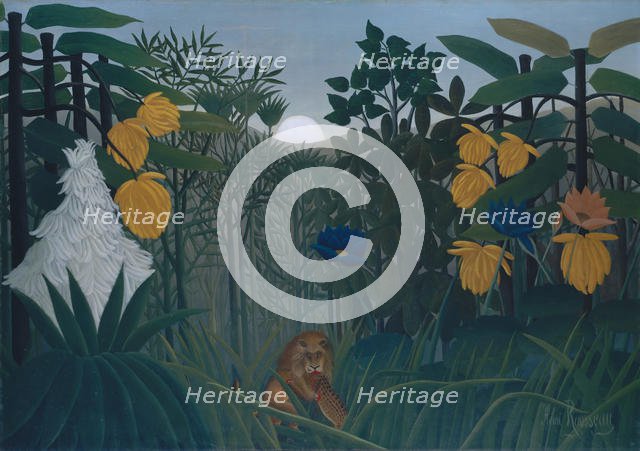 The Repast of the Lion, ca. 1907. Creator: Henri Rousseau.