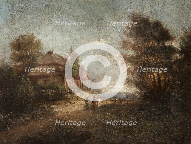 Manor-House of the Kosciuszko Family at Mereczowszczyzna, before 1863. Creator: Michal Kulesza.