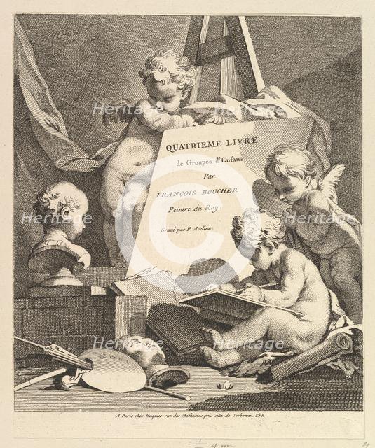 Frontispiece, 1727-60. Creator: Pierre Alexandre Aveline.