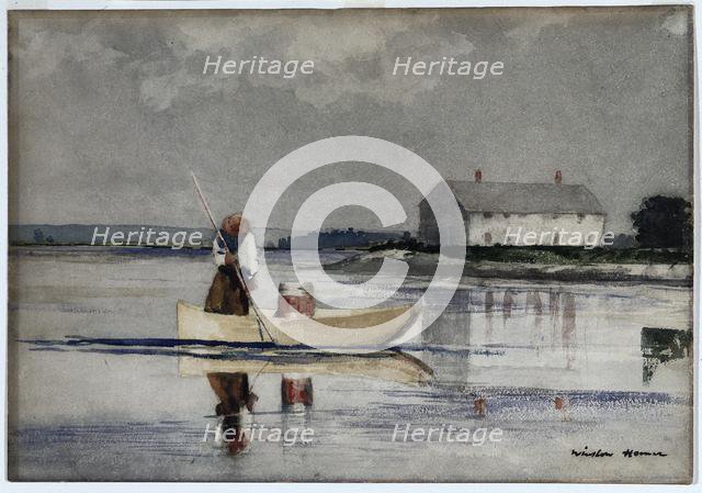 Spearing Eels, ? late 1800s. Creator: Winslow Homer (American, 1836-1910).